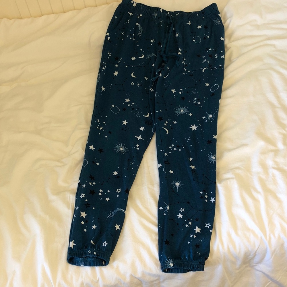 PJ pants 7/8 length size S EUC celestial pattern